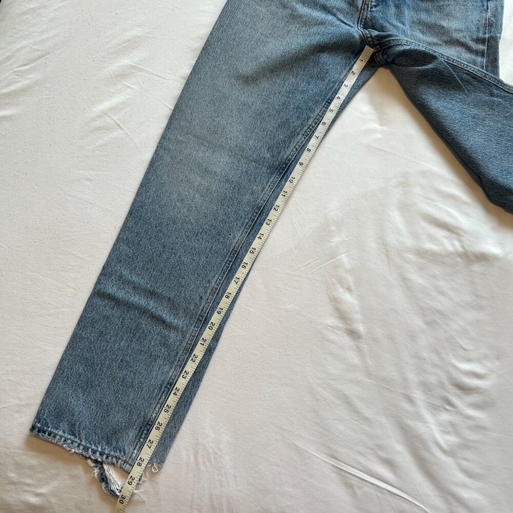 Agolde 90's Pinch Waist Straight 100% Organic Cotton Denim Jean - 25 - Endless - Picture 8 of 11